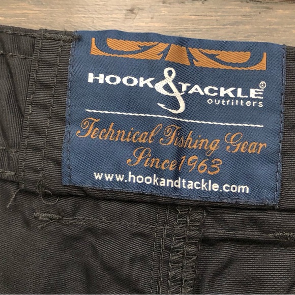 Hook And Tackle Outfitters Shorts Mens 52 Waist Black All Water Series Quick Dry - Picture 5 of 16